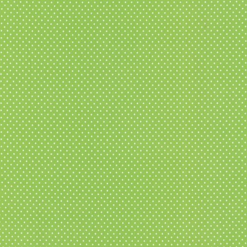 Jersey Swafing - Tupfen, 3 mm - Hellgrün - Reststück ca. 200 cm